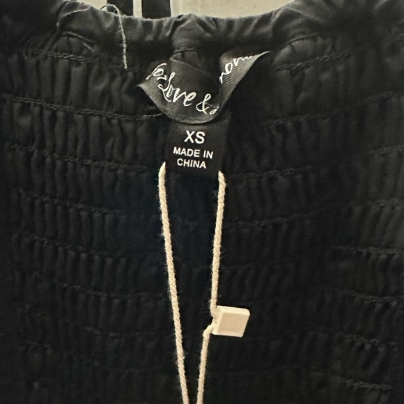 NWT For Love & Lemons Lindsey Corset Midi Dress Size XS in Black - Picture 6 of 11